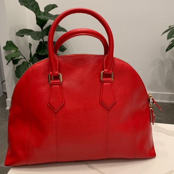 Charles and Keith designer handbag in red - Picture 2 of 3